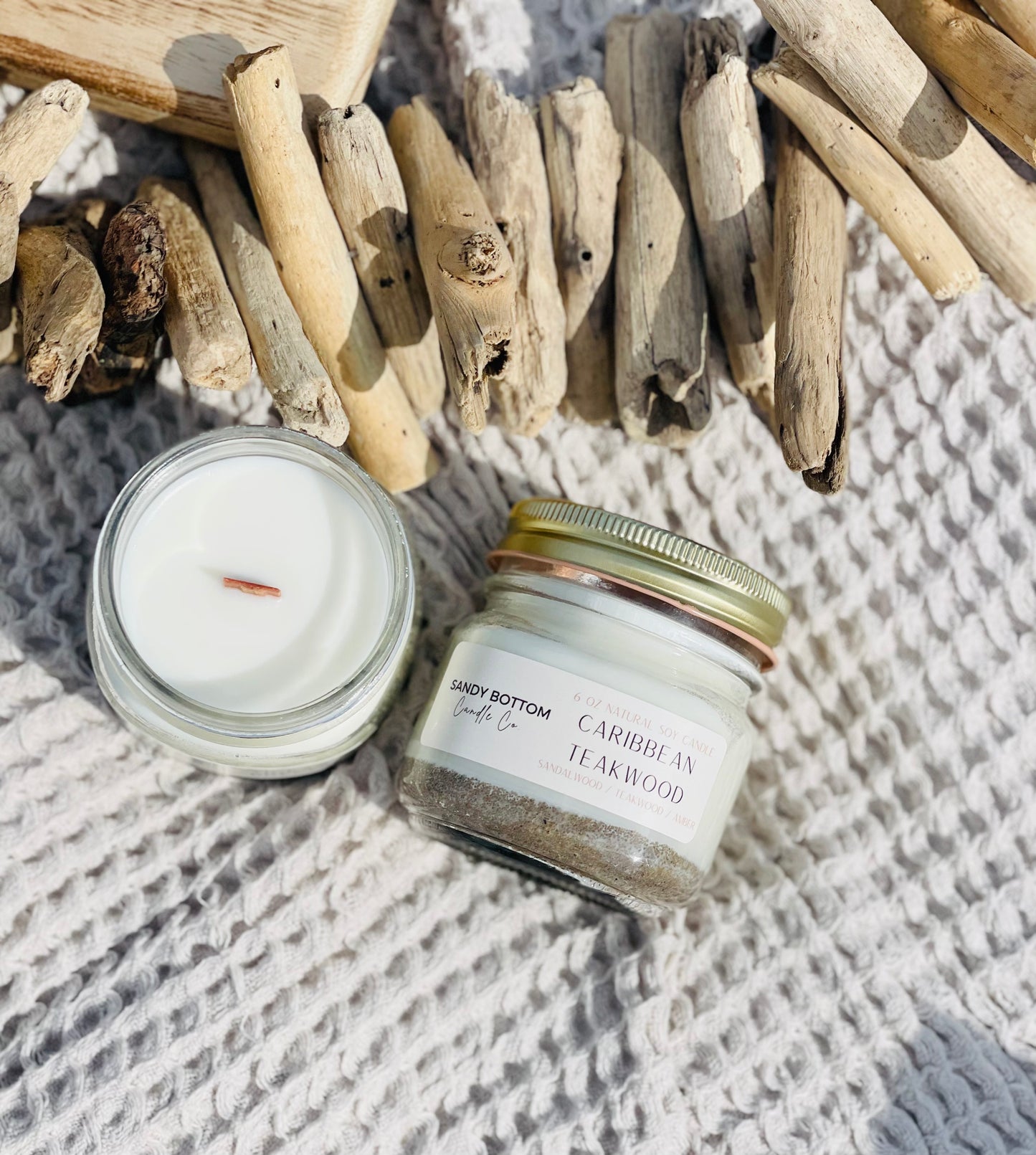 Caribbean Teakwood 6 oz candle