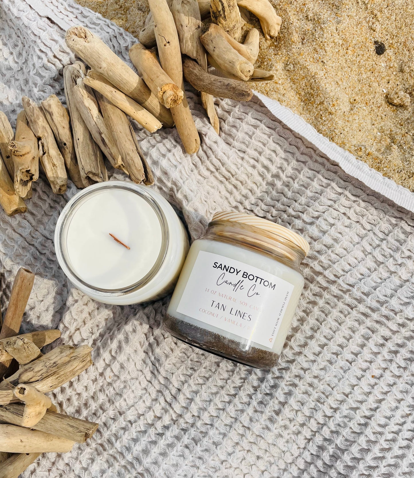 Tan Lines 14 oz Soy Candle