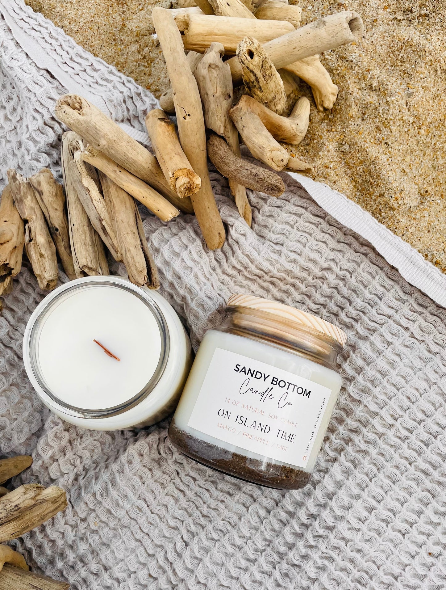 On Island Time 14 oz Soy Candle