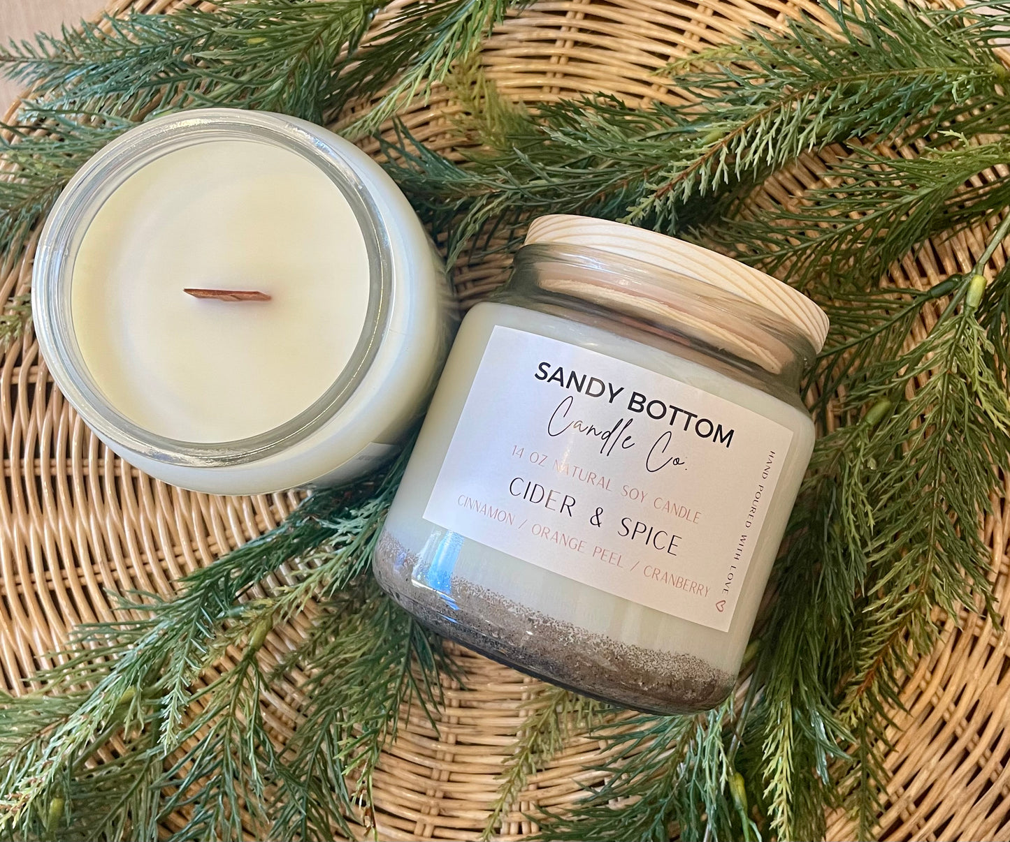 Cider + Spice 14 oz Soy Candle