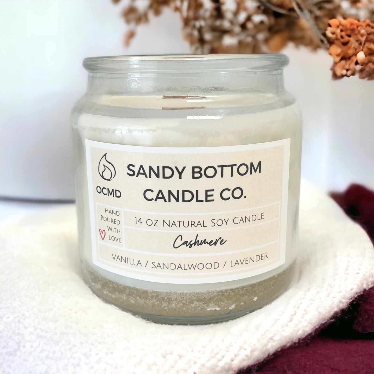 Cashmere 14 oz Soy Candle