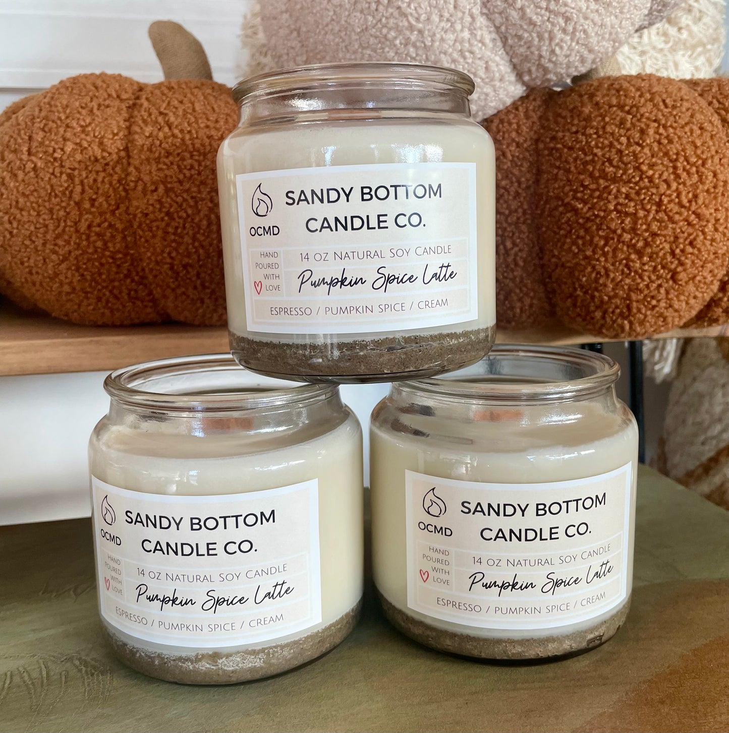 Pumpkin Spice Latte 14 oz Soy Candle