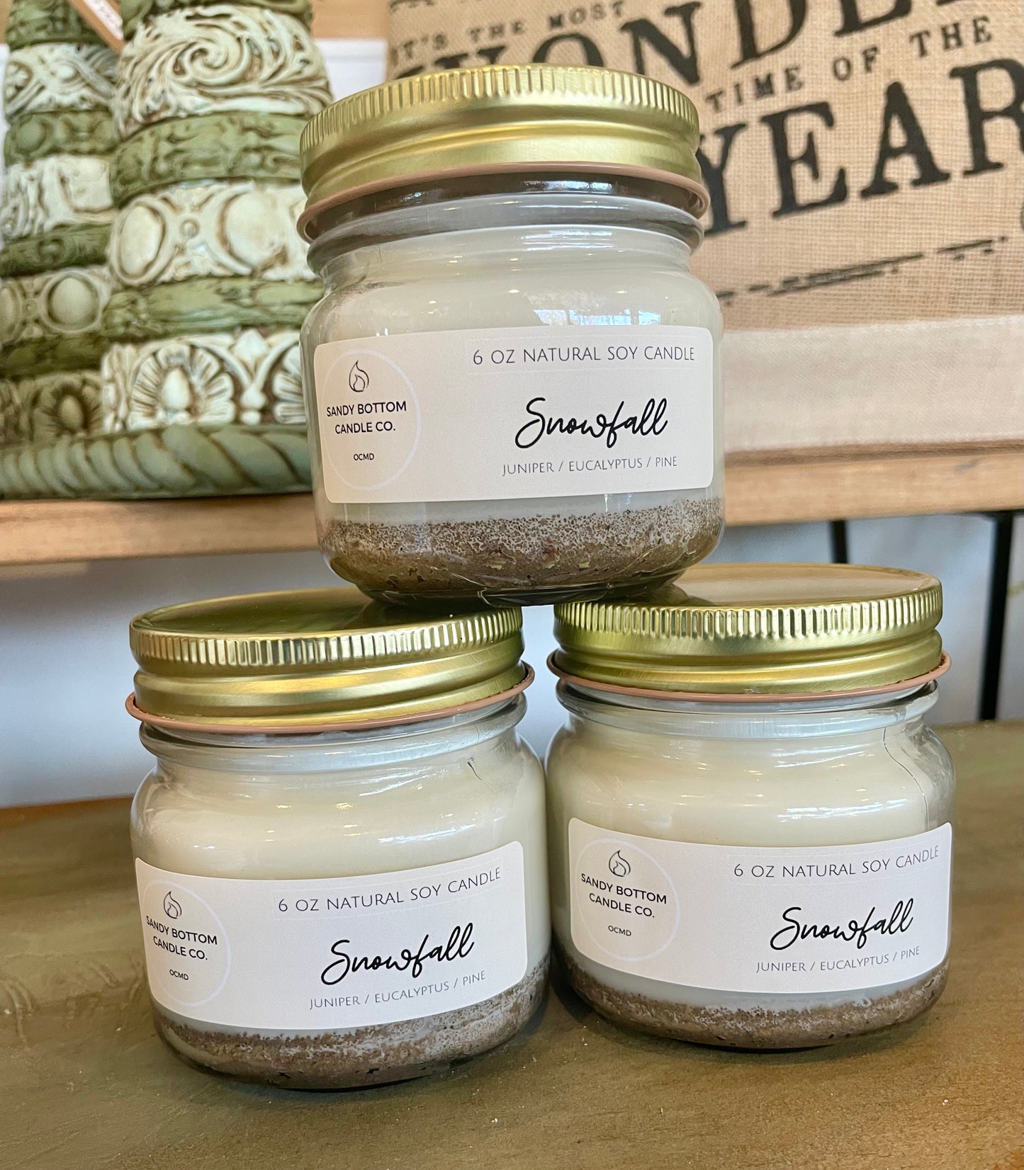 Snowfall 6 oz Soy Candle