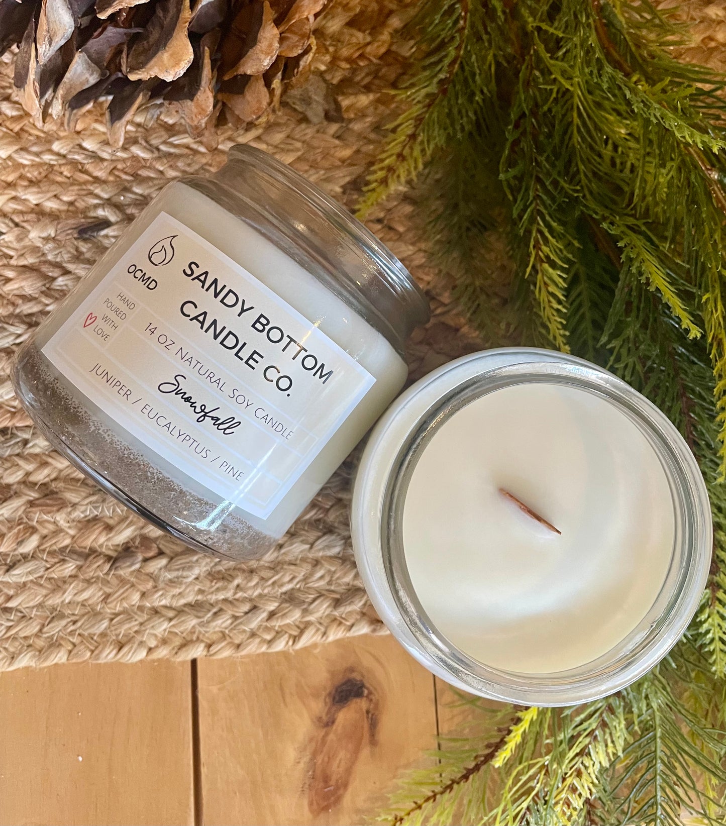 Snowfall 14 oz Soy Candle