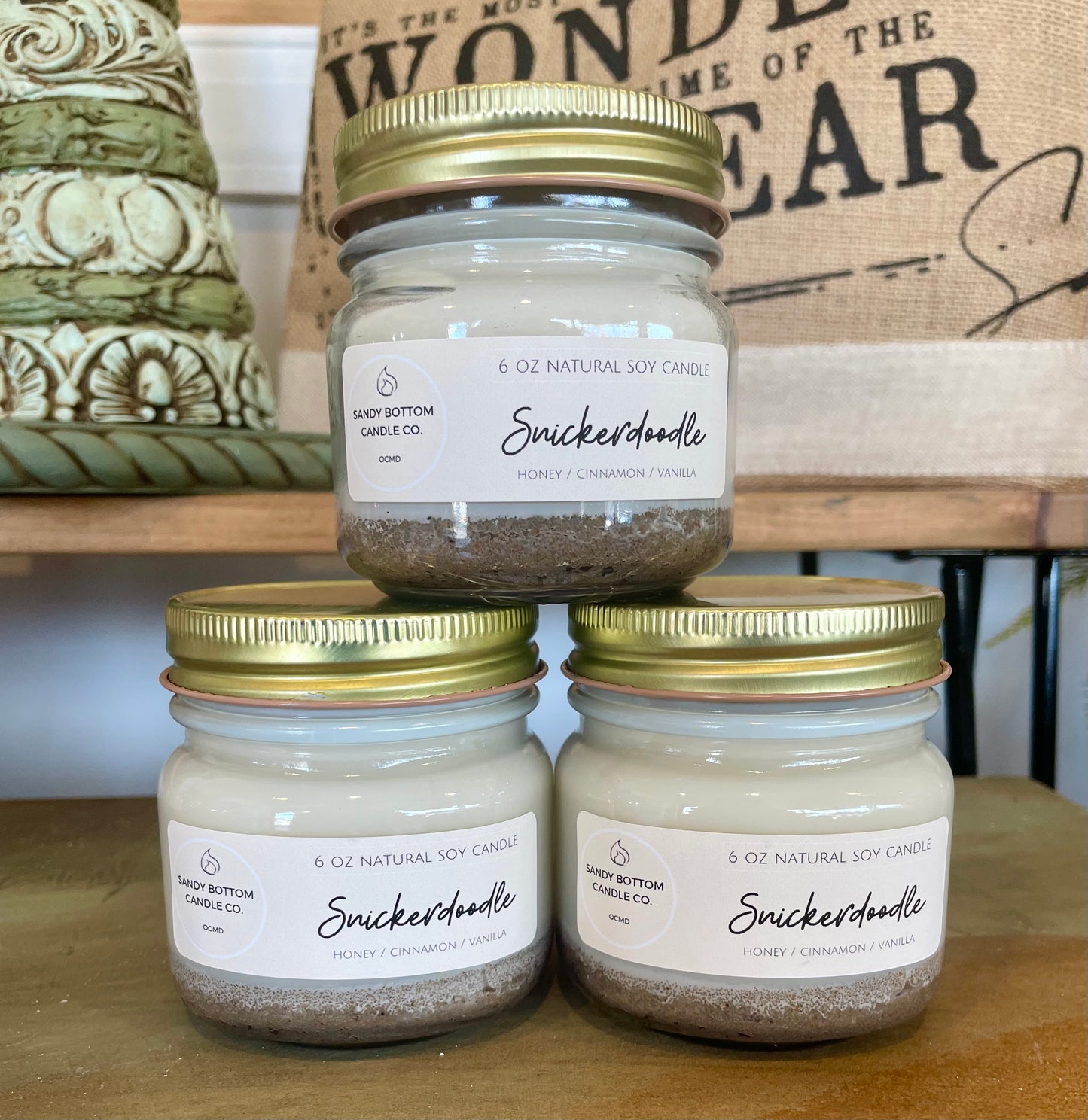 Snickerdoodle 6 oz Soy Candle