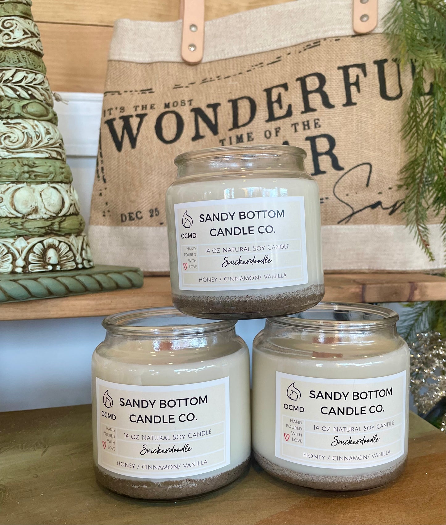 Snickerdoodle 14 oz Soy Candle