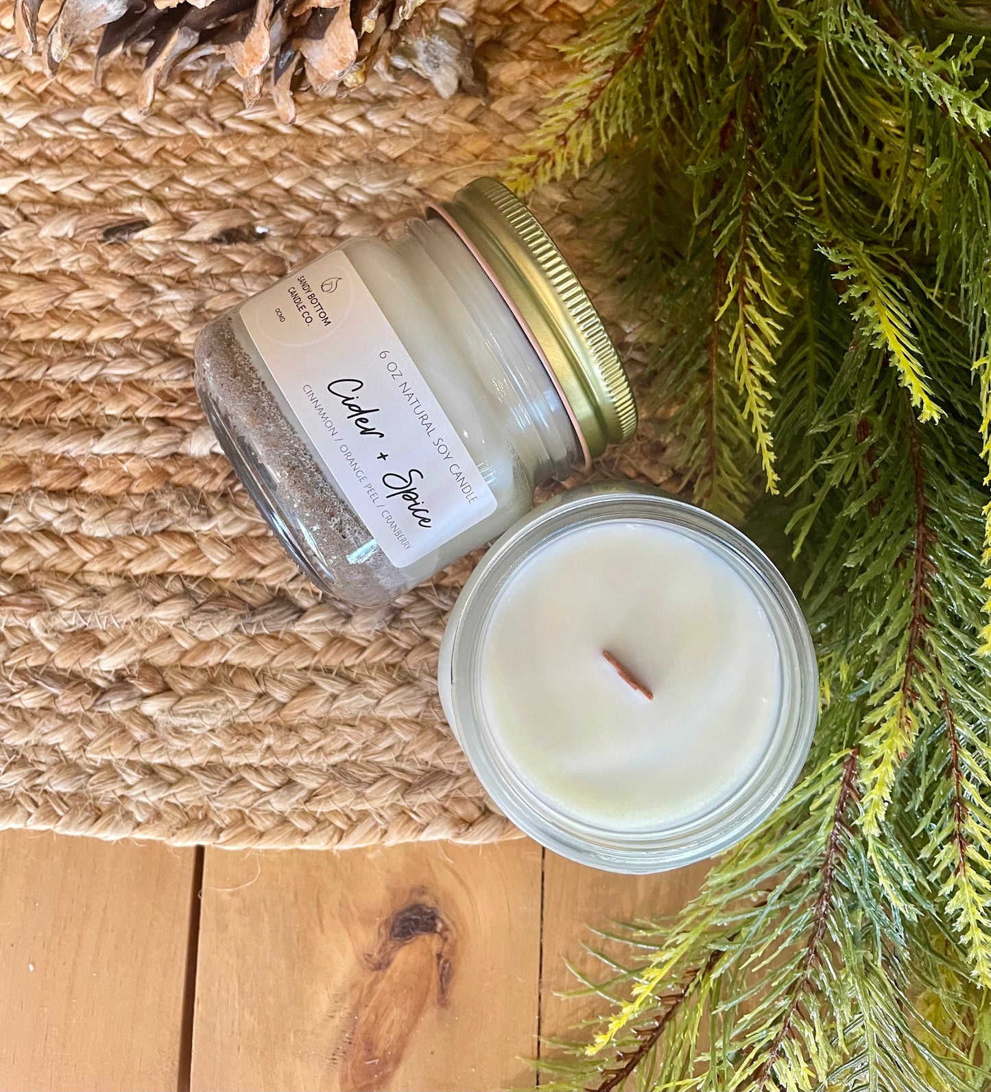 Cider + Spice 6 oz Soy Candle