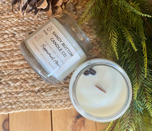 Peppermint Mocha 14 oz Soy Candle