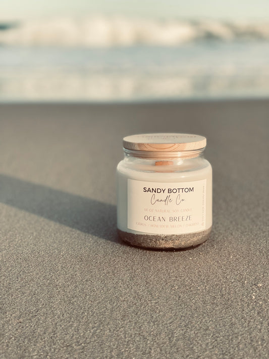 Ocean Breeze 14 oz Soy Candle