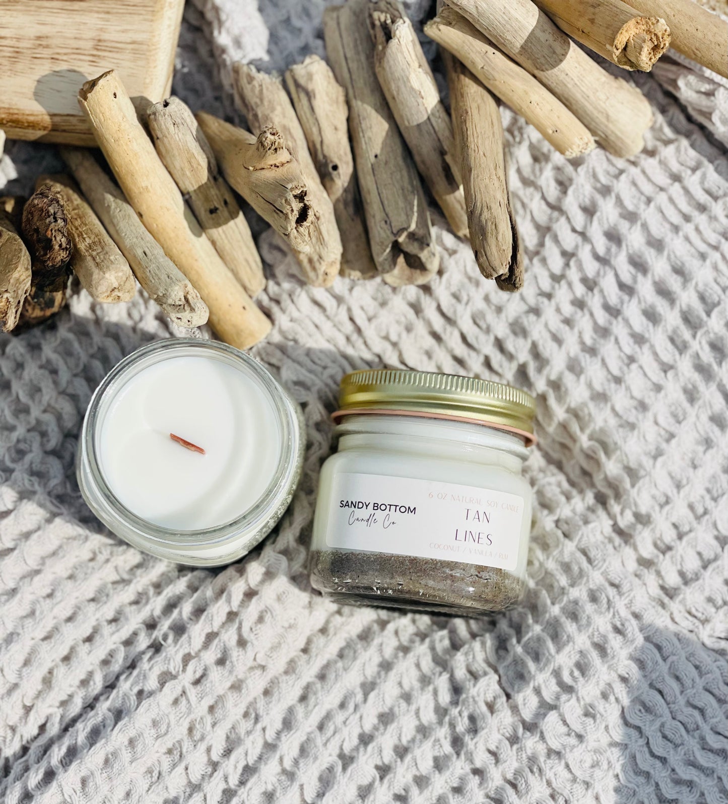 Tan Lines 6 oz Soy Candle