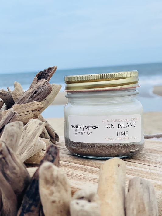 On Island Time 6 oz Soy Candle