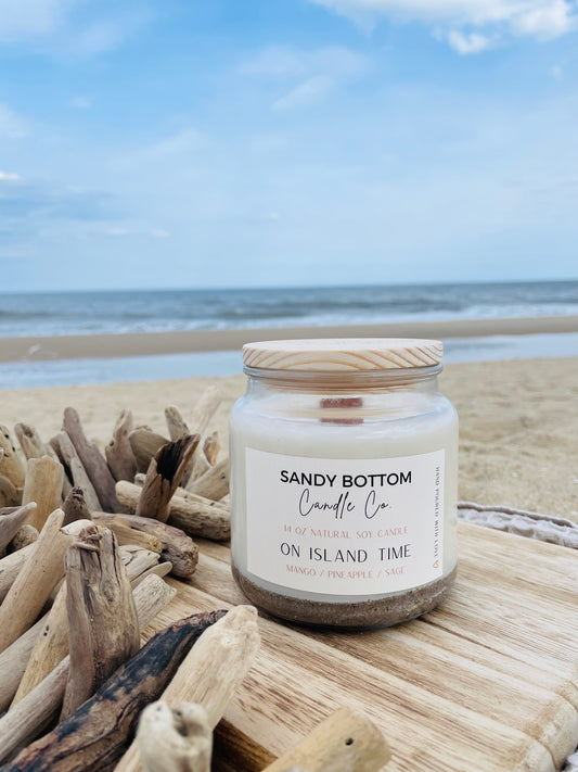 On Island Time 14 oz Soy Candle