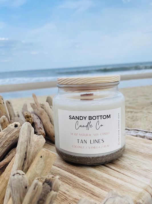 Tan Lines 14 oz Soy Candle