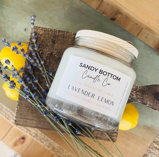Lavender Lemon 14 oz Soy Candle