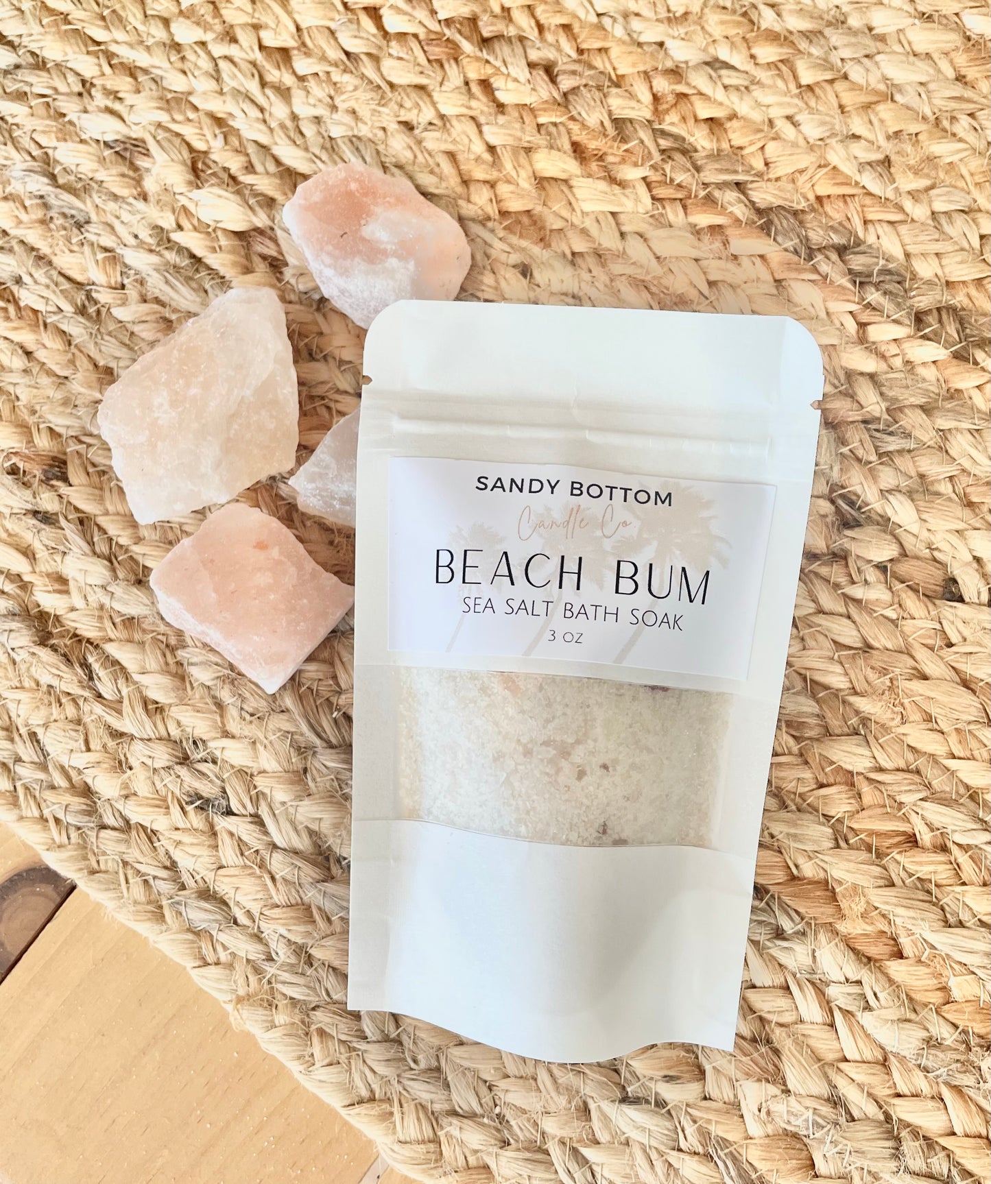 Beach Bum Bath Soak-Natural Sea Salt Soak-3 ounce