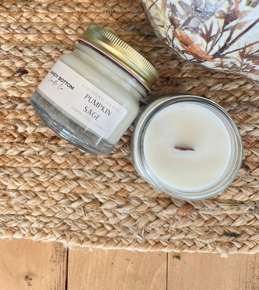 Pumpkin Sage 6 oz Soy Candle