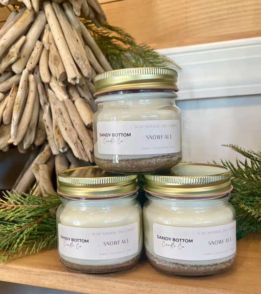 Snowfall 6 oz Soy Candle