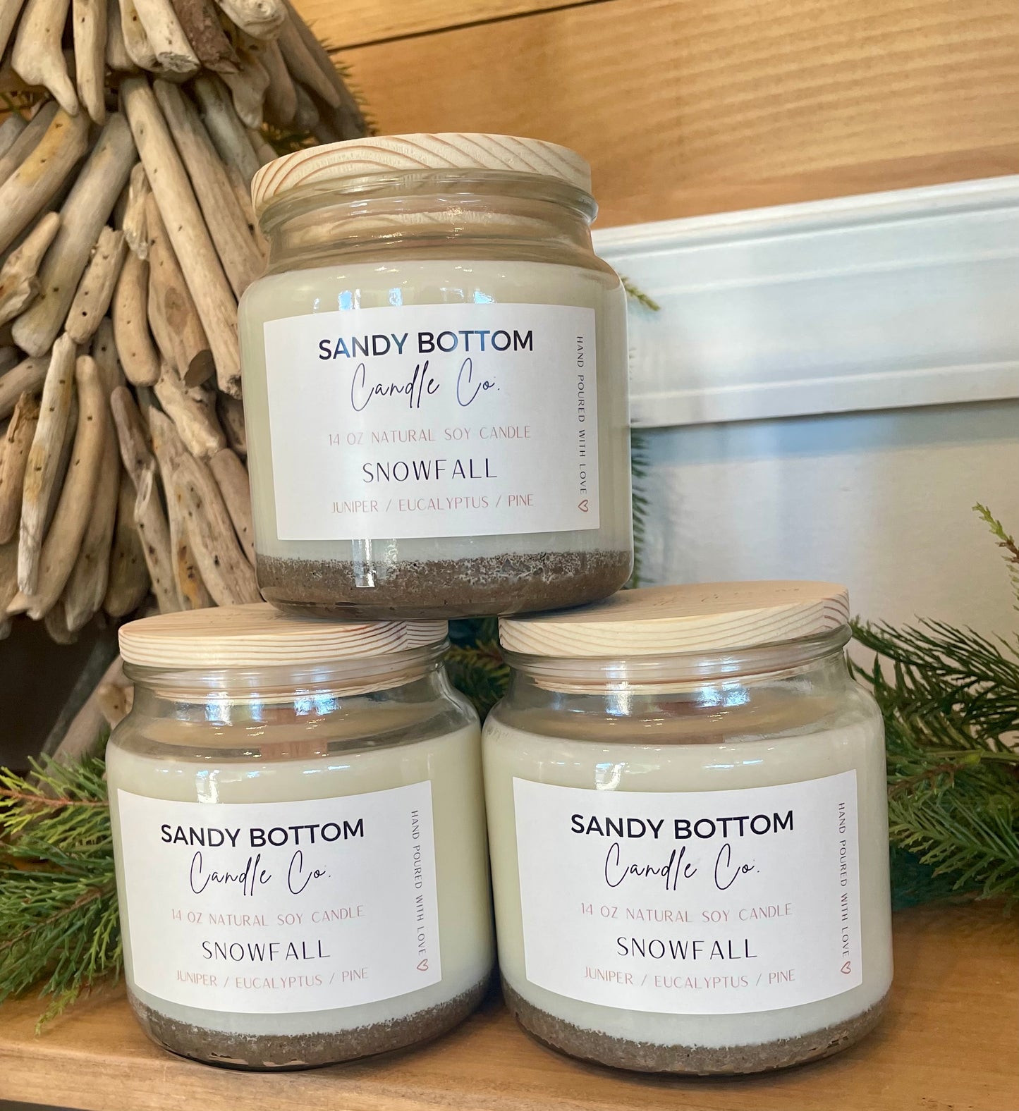 Snowfall 14 oz Soy Candle