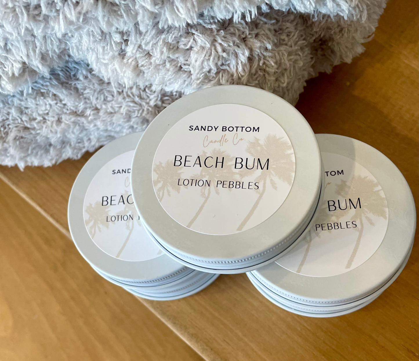 Beach Bum Lotion Pebbles-Seashells