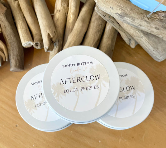 Afterglow lotion pebbles-seashells