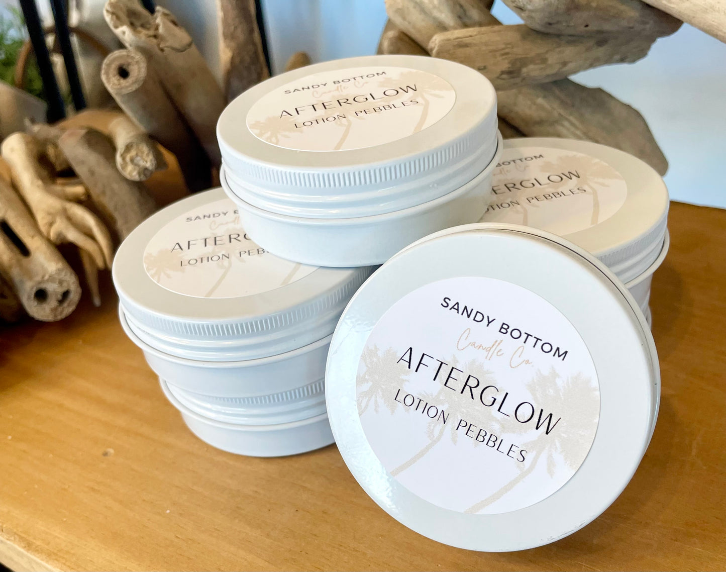 Afterglow lotion pebbles-seashells