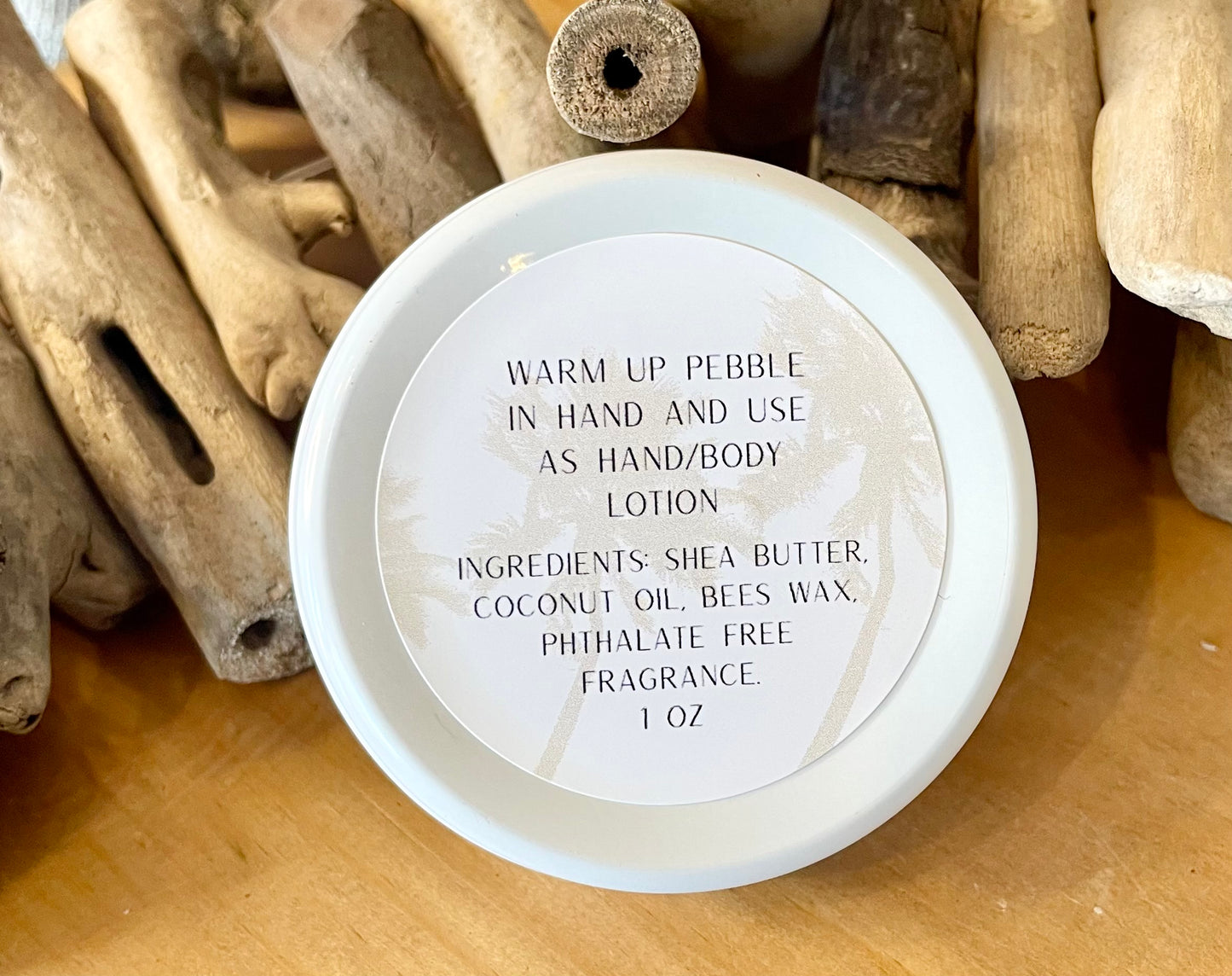 Beach Bum Lotion Pebbles-Seashells