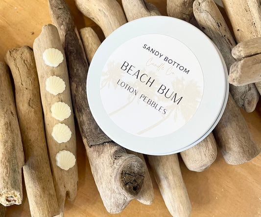 Beach Bum Lotion Pebbles-Seashells