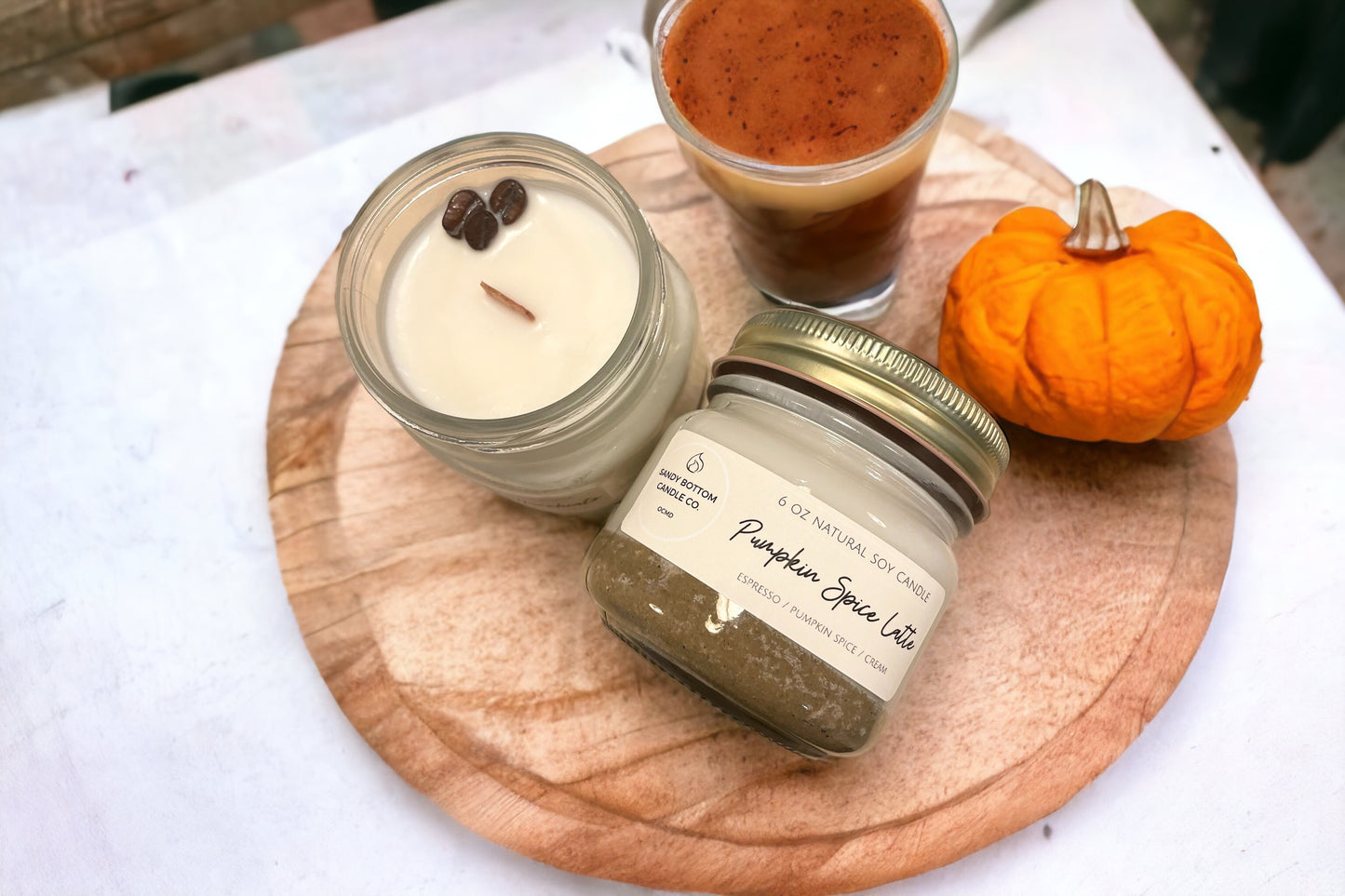 Pumpkin Spice Latte 6 oz Soy Candle